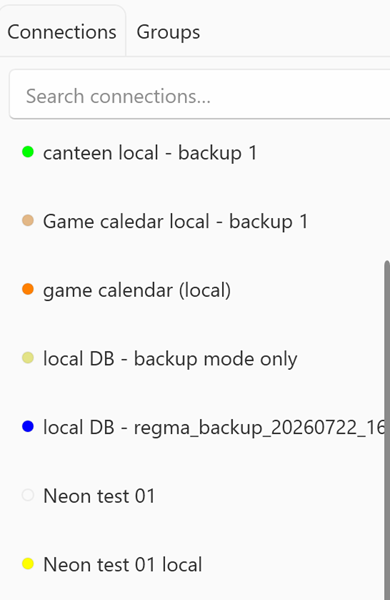 Color Coded Connections